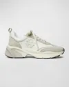 Tory Burch Good Luck Trainer In Bianco  Bianco  Fossil Stone