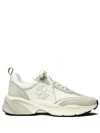 Tory Burch Multicolor Fabric And Suede Good Luck Sneakers In White
