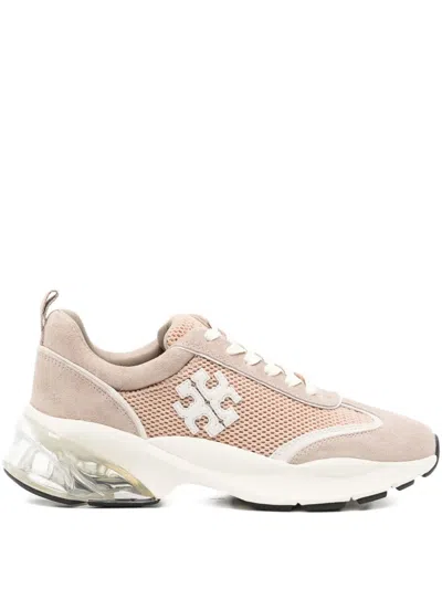 Tory Burch Good Luck Trainers In Neutral