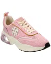Tory Burch Good Luck Trainer In Pink