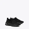 Tory Burch Good Luck Woven Trainer In Perfect Black