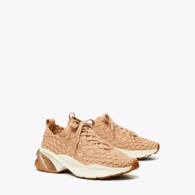 TORY BURCH GOOD LUCK WOVEN TRAINER