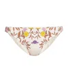 Tory Burch Graphic-print Bikini Bottom In White