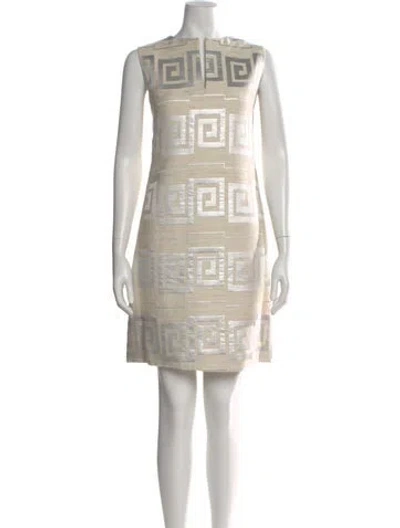 Pre-owned Tory Burch Graphic Print Mini Dress