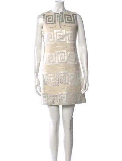 Pre-owned Tory Burch Graphic Print Mini Dress