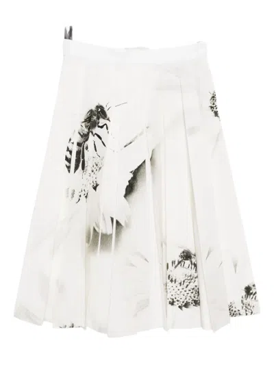 TORY BURCH GRAPHIC-PRINT SKIRT