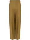 TORY BURCH GREEN CLASSIC TROUSERS
