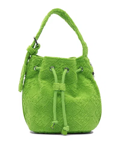 TORY BURCH TORY BURCH GREEN ELASTANE HANDBAG