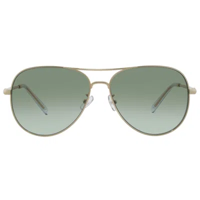 Tory Burch Green Gradient Pilot Ladies Sunglasses Ty6114 33438e 60