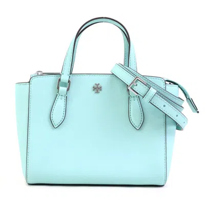 Pre-owned Tory Burch Green Leather Handbag Shoulder Bag ()