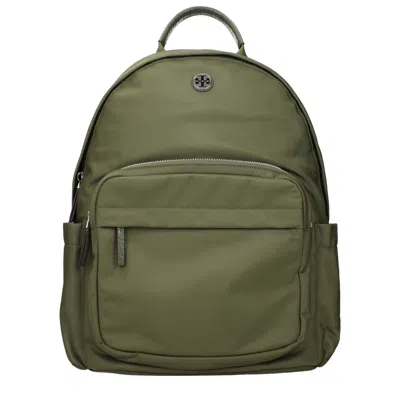 Tory Burch Green Nylon Backpack