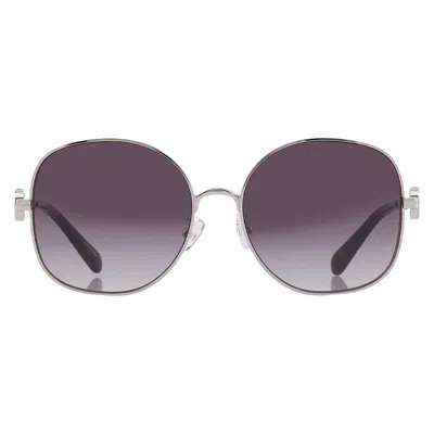 Tory Burch Grey Gradient Round Ladies Sunglasses Ty6112 32748g 56 In Multi