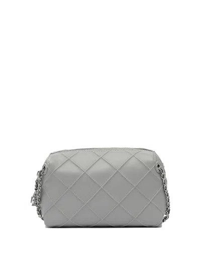 Tory Burch Grey Lamb Leather Crossbody Bag