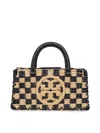 Tory Burch Ella Checkered Crochet Top-handle Bag
