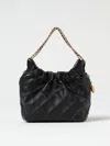 Tory Burch Fleming Mini Hobo Bag In Black