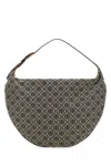 Tory Burch Embroidered Canvas Shopping Bag