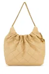Tory Burch Beige Leather Mini Fleming Handbag