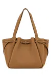 Tory Burch Romy Grained Leather Tote Bag In Brown