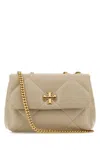 Tory Burch Powder Pink Leather Kira Shoulder Bag In Pink