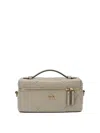 Tory Burch Kira Diamond Quilt Leather Beauty Case In Neutral