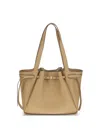 Tory Burch Romy Leather Tote Bag In Brown