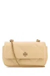 Tory Burch Mini Kira Quilted Leather Crossbody Bag In Yellow