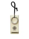Tory Burch Hangtag Logo Keyring In Brown