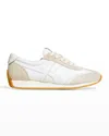 Tory Burch Hank Sneaker In New Ivory/militare
