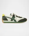 Tory Burch Hank Sneaker In New Ivory/militare