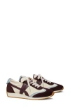 Tory Burch Hank Sneaker In New Ivory / Northern Blue