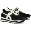 Tory Burch Hank Wedge Runner Sneaker In Black