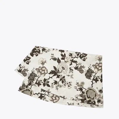 Tory Burch Happy Times Bouquet Round Tablecloth, 108" In Neutral