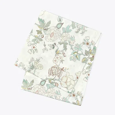 Tory Burch Happy Times Bouquet Square Tablecloth, 70" X 70" In Ivory