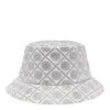 Tory Burch Crystal Embellished Wide Brim Hat In Gray
