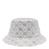 Tory Burch Crystal Embellished Wide Brim Hat In Gray