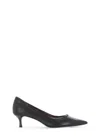 Tory Burch 45 Double T Leather Pumps In Black
