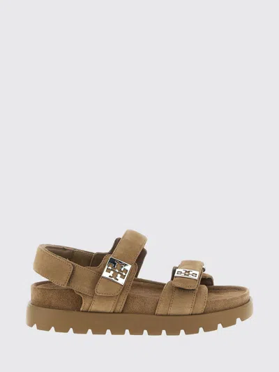 Tory Burch Heeled Sandal Woman In Brown