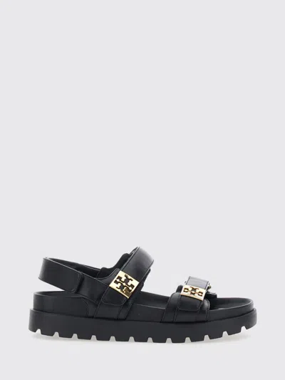 Tory Burch Heeled Sandal Woman In Animal Print