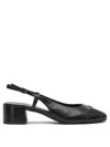 Tory Burch Leather Embellished Slingback Pumps 45