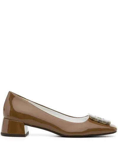 Tory Burch Heels In Almond Oats
