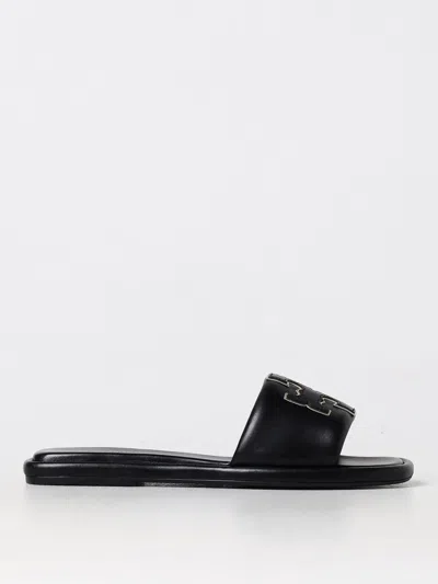Tory Burch Tt Band Slide In Schwarz