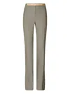Tory Burch Hose Mit Hohem Bund In Grau
