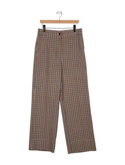 Pre-owned Tory Burch High-rise Wide Leg Jeans In Multicolor