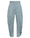 Tory Burch High-waisted Plus-size Cargo Pants In Blue
