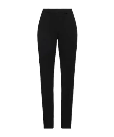 Tory Burch High-waisted Straight-leg Trousers In Black