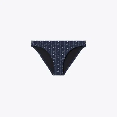 Tory Burch Hipster Bikini Bottom In Blue