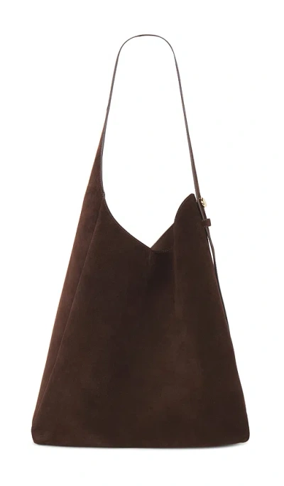 Tory Burch Hobo Bag In Dark Cocoa