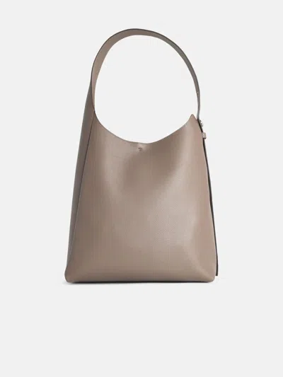 Tory Burch Hobo Bag In Mole Leather In Green