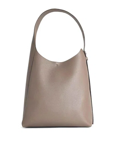 Tory Burch Hobo Bag In Mole Leather In Green