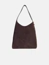Tory Burch 'hobo Romy' Dark Brown Suede Bag In Brown